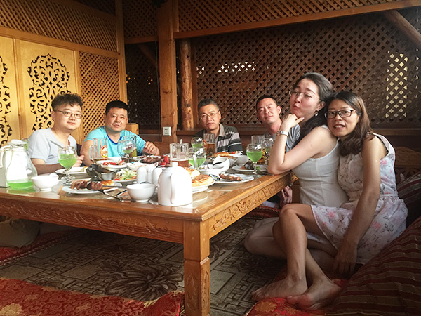 贸邦客户中石油办哈萨克斯坦团队